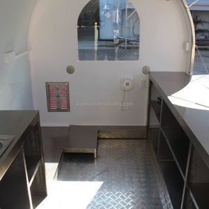 Carrito de Comida de Aluminio JX-FR260WA con Ruedas para Aperitivos, Dulces y Helados, Tipo Remolque Portátil - Product Image 5