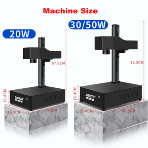 เครื่องมาร์กกิ้งไฟเบอร์เลเซอร์แบบพกพาขนาดเล็ก 50W LY พร้อมแกนหมุน รองรับ 20W 30W สำหรับมาร์กกิ้งป้ายชื่ออย่างมีประสิทธิภาพ รองรับไฟล์ AI DWG DST - Product Image 3