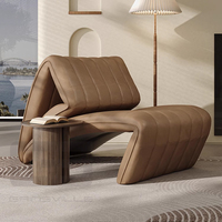 Gainsville Furniture ensemble de canapés de salon de luxe chaise longue canapé-lit moderne en cuir canapé au sol pour le salon