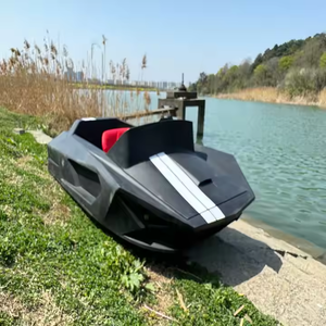 ダブルシートモーターボート電動ウォータージェットボートファッショナブルなジェットスキー電動ゴーカート波サーフィンEボートウォータースポーツ用 - Product Image 4