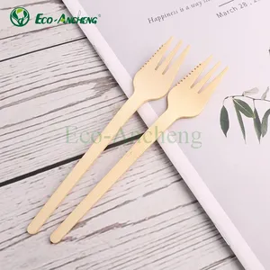 Mini fourchettes de dégustation de cocktails en bambou de qualité supérieure Fournitures de fête pour pics de fruits, 1000 pièces