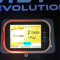 Lecteur de cartes d'arcade sans fil pour système de paiement sans espèces, compatible avec les jetons, les pièces de monnaie, les cartes QR et IC pour machines de centre de jeux