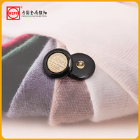Boutons de couture ronds élégants avec centre doré effet métal pour manteaux haut de gamme