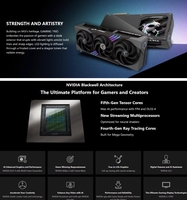 RTX 5090 GAMING TRIO OC 32GB 512 Bit 28000MHz Pendingin Kipas PCI Express 4.0 Kecepatan 5NS GDDR7 DirectX 12 GPU Kartu Grafis