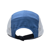 Gorro de gimnasio perforado impermeable, gorro para correr personalizado, gorro de 5 paneles