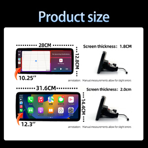 12.3 Inch <span class=keywords><strong>Android</strong></span> Màn Hình Cảm Ứng Google <span class=keywords><strong>Navigation</strong></span> Carplay Xe Đa Phương Tiện Máy Nghe Nhạc Cho Mercedes C W205 GLC X253 2015-2019 - Product Image 6