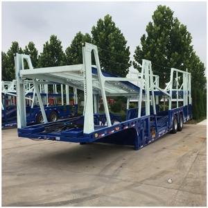 <span class=keywords><strong>Venta</strong></span> caliente <span class=keywords><strong>de</strong></span> 2 ejes <span class=keywords><strong>de</strong></span> acero Semi-Remolque Car Carrier 8 Unidades en el mercado africano y Filipinas - Product Image 1