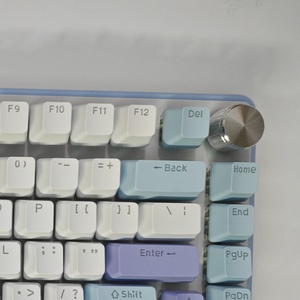 Dễ Thương Có Dây Bàn Phím Văn Phòng Thanh Lịch Màu Keycaps 82 Phím Bàn Phím Cơ Khí Cho Cô Gái - Product Image 3