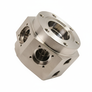 Bloc de distribution hydraulique (ou bloc de soupapes hydrauliques) - Modèle en acier au carbone/aluminium/acier inoxydable, bloc métallique 01 - Product Image 1