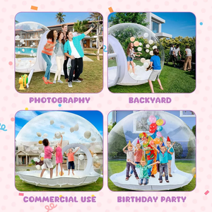 Transparent PVC Inflatable Bubble Tent Clear Event <b>Balloon</b> Dome Party Display for Wedding Halloween Outdoor Promotion - Product Image 4