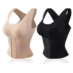 Corsetto Modellante 3-in-1 con Push-up e Controllo della Vita, Traspirante, con Bottoni, per Allenamento della Vita Femminile - Product Image 1