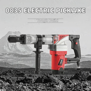 Martillo potente de pico eléctrico DIY de grado Industrial para <span class=keywords><strong>demoler</strong></span> paredes de hormigón y ranurar herramienta eléctrica de aluminio - Product Image 3