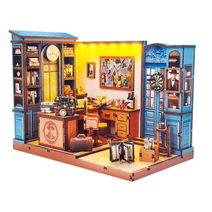 <span class=keywords><strong>Mystery</strong></span> Bookstore 3D LED Light Puzzle incandescente Mini legno artigianale regalo di natale per la decorazione della casa per i collezionisti - Product Image 1