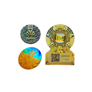Etiqueta Holográfica de Vinilo Autoadhesiva Personalizada de Alta Calidad, Etiqueta Holográfica Arcoíris Resistente al Agua - Product Image 3