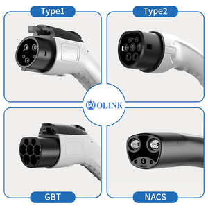 Caricatore EV portatile OLINK da 22KW, caricatore EV AC <span class=keywords><strong>tipo</strong></span> <span class=keywords><strong>2</strong></span> con controllo tramite APP, ricarica intelligente WiFi 32A per trasportare IT con sé - Product Image 2