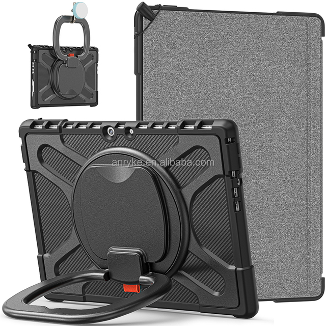 Hard PC Keyboard Case for Microsoft Surface Pro 9 /Pro 9 5G 13Inch 360 Rotablet Ring Smart Stand for Surface Pro 8/7/6/5/4 Funda