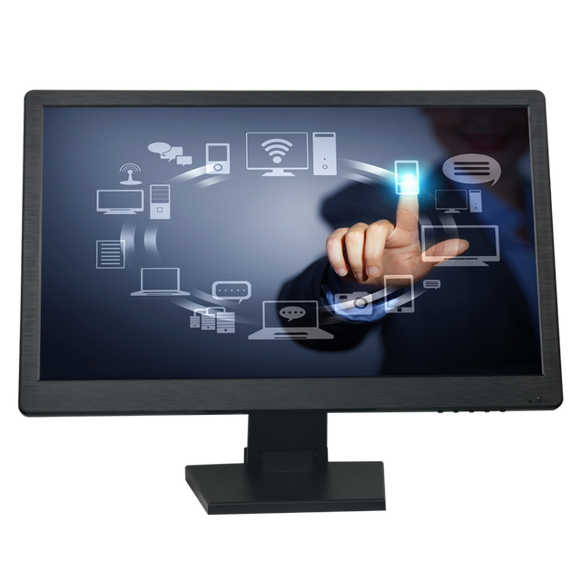Cheap Business Touchscreen LCD Monitor 21.5 Inch FHD Resistive Touch Screen with High Brightness for POS