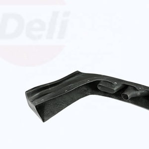 Haute qualité pour Nissan Skyline R33 GTR comme pare-chocs avant en Fiber de carbone de style avec nouvelle lèvre de séparation inférieure et découpes antibrouillard - Product Image 3