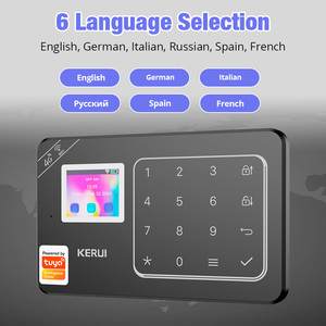 Kerui W184 Tuya ระบบเตือนภัย4G, สัญญาณเตือนไร้สายเซ็นเซอร์ประตูตรวจจับการเคลื่อนไหวอินฟราเรด PIR ไซเรนสัญญาณเตือนกันขโมย - Product Image 3