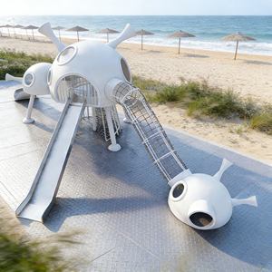 Tobogán <span class=keywords><strong>Infantil</strong></span> con Certificación de Seguridad Integrado en Equipos de Juegos al Aire Libre para Escuelas y Guarderías - Product Image 2