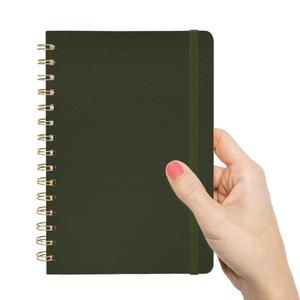 Tùy chỉnh A4 A5 kích thước 80 Sheets OEM giấy màu hồng lót PU da bìa cứng trường làm việc Tạp Chí xoắn ốc bìa cứng máy tính xách tay - Product Image 6