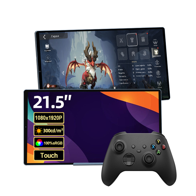 21.5" Touch Display Portable Monitor Laptop Android15 Advertising Screen Ultra Thin Interactive Full HD 10 Point Touch Display