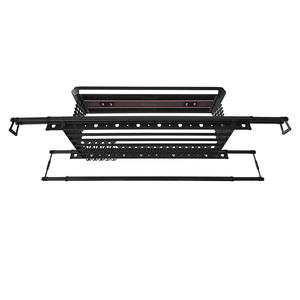 Smart Electric <b>Ceiling</b> Clothes Drying Rack With Heating Function Foldable Metal Design For Indoor Outdoor Use - Product Image 2