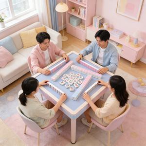 Tuiles de Mahjong de <span class=keywords><strong>Plage</strong></span> en Gros, Tuiles de Mahjong Portables pour Voyages, Cadeau, Loisirs en Plein Air - Product Image 1