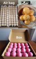Ensemble de bombes de bain en gros, bombes effervescentes, sel de mer, huile de pépins de raisin, bombe de bain relaxante de luxe, bombe de bain moussante, sel de bain boule