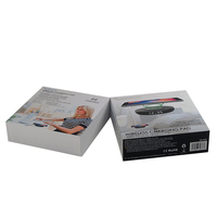 Embalaje de papel con logotipo personalizado, cajas de carga de coche con impresión colorida, Cable de datos Usb, caja de papel con bandeja de burbujas