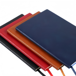 Custom Wholesale A4/<b>A5</b> Personalized UV Printed Lined Hardcover PU Leather Business <b>Notebooks</b> with Logo 100 Sheets - Product Image 4