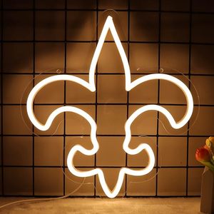 Enseigne néon LED Saints pour la maison, bar, pub, fête, centre commercial, décoration, logo d'équipe de football, art mural, multicolores, étanche IPX3 - Product Image 1