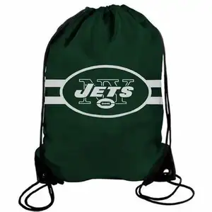 팀 로고 체육관 배낭이있는 저렴한 가격 맞춤형 뉴욕 제트 백팩 가방