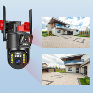 Detección de movimiento Visión nocturna profesional <span class=keywords><strong>3mp</strong></span> Alta resolución HD Lente dual Seguridad hogar <span class=keywords><strong>CCTV</strong></span> cámara domo - Product Image 4