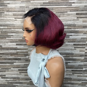 <span class=keywords><strong>Parrucca</strong></span> Afro Ricci Corti Pixie Cut in Capelli Umani Indiani 5*5 HD Lace Marrone Cioccolato, Parrucche Corte Stratificate Pixie Cut, Vendita all'Ingrosso - Product Image 6
