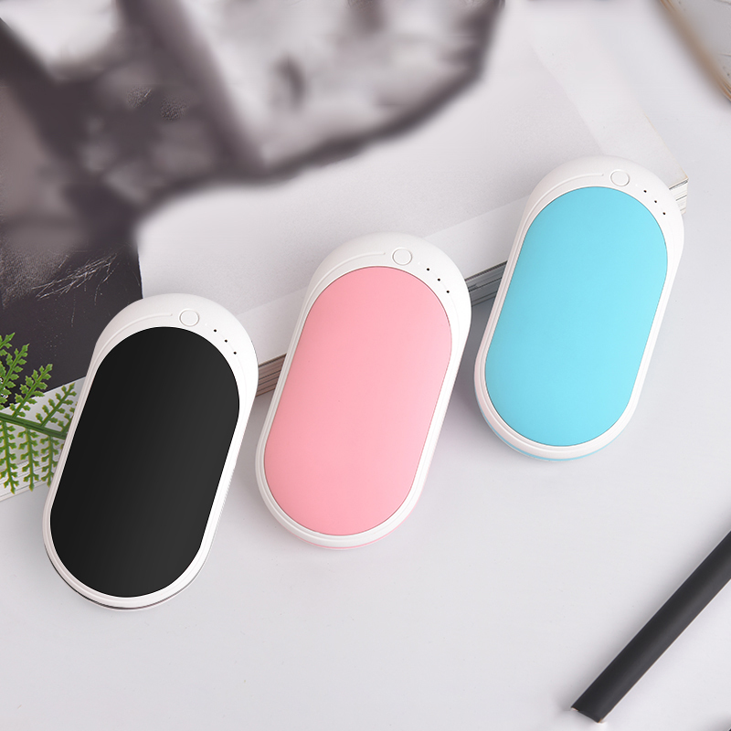 Перезаряжаемая портативная карманная электрическая грелка 8 часов 5200mAh USB Power Bank