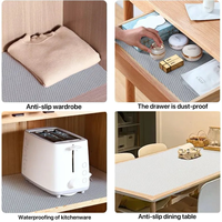 Tapis antidérapant en PVC avec logo personnalisé pour armoires de cuisine Tapis de tiroir en maille pour armoires de cuisine Sous-couche en mousse lavable pour sol de cuisine