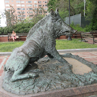 Sculpture professionnelle de grand sanglier en bronze, fabriquée en Chine