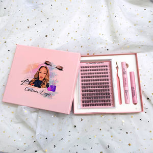 Kit de Extensión de Pestañas DIY al por Mayor, Pestañas en Racimo <span class=keywords><strong>Manga</strong></span>, Kit de Pestañas en Racimo DIY - Product Image 4