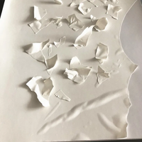 Papier de sécurité fragile fin et stable 80 microns en rouleau brut, anti-copie, anti-utilisation secondaire, matériau cassant, diverses formes de papier