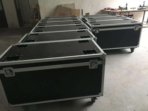 Valise de transport en aluminium noire sur mesure 158*100*28cm, étui rigide pour le transport d'équipements audio, d'outils et d'instruments - Product Image 3