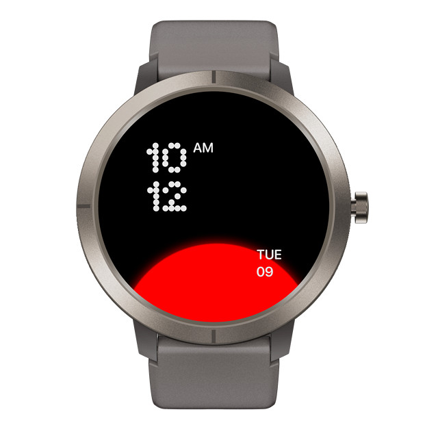 Rugged Android Smart Watch DM76 GPS Tracking Compass 5ATM Waterproof 360mAh Battery AMOLED Display Outdoor Adventure