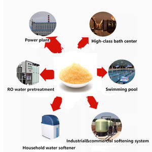 H + Na + Resina catiônica C100E 001x7 Resina de troca iônica catiônica Tratamento água Amolecimento Ácido Resina de troca iônica - Product Image 6