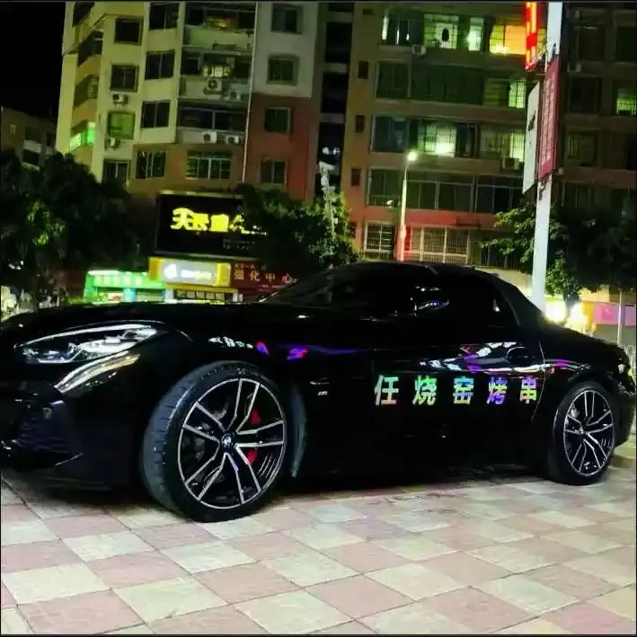 Transparente colorido laser prata transferência adesivo, impermeável protetor solar oco LOGOTIPO holográfico etiqueta do carro personalizado