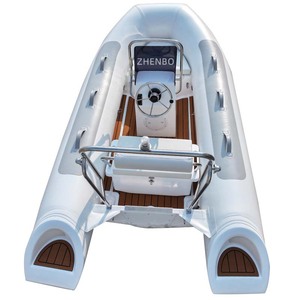 Bateau pneumatique rigide Zhenbo 3.3m RIB 330B avec <span class=keywords><strong>coque</strong></span> en fibre de verre et PVC de 1.2mm, idéal pour <span class=keywords><strong>la</strong></span> pêche, <span class=keywords><strong>la</strong></span> cabine et <span class=keywords><strong>la</strong></span> plongée. - Product Image 6