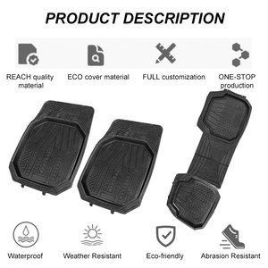 ชุดอุปกรณ์ตกแต่งภายในรถยนต์แบบกันน้ำกันฝุ่น 3 ชิ้น ยี่ห้อ Viair Custom Packaging พร้อมถาดวางของและพรมปูพื้น<span class=keywords><strong>รถ</strong></span>ยนต์ - Product Image 2