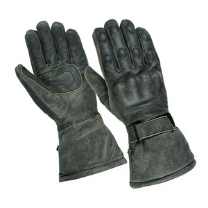 Guantes de Motociclismo Deportivos para Exteriores, Más Vendidos, con Protección en los Nudillos, de Cuero, para Hombre - Product Image 1