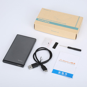 Carcasa de aluminio ShuoLe de 2.5 pulgadas para disco duro SATA, caja externa para SSD, USB 3.0 móvil. - Product Image 4