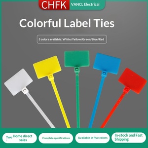 Fascette in nylon colorate con fibbia per fissaggio, tenditori per cavi, etichette per cablaggi, fascette in plastica da 2,5-3,3 mm di larghezza, 100-200 mm - Product Image 4