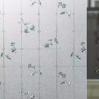 Hochwertige statisch haftende Sichtschutzfolie für Fenster, lichtdurchlässiger, mattierter Glasaufkleber, wasserdicht, blickdicht, dekorative Folie für Badezimmer
